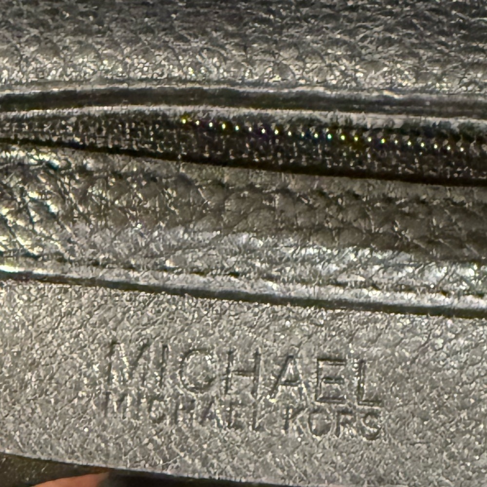 Michael Kors Brooklyn Black Gold Grommet Saddlebag Crossbody Purse Small - Picture 13 of 16